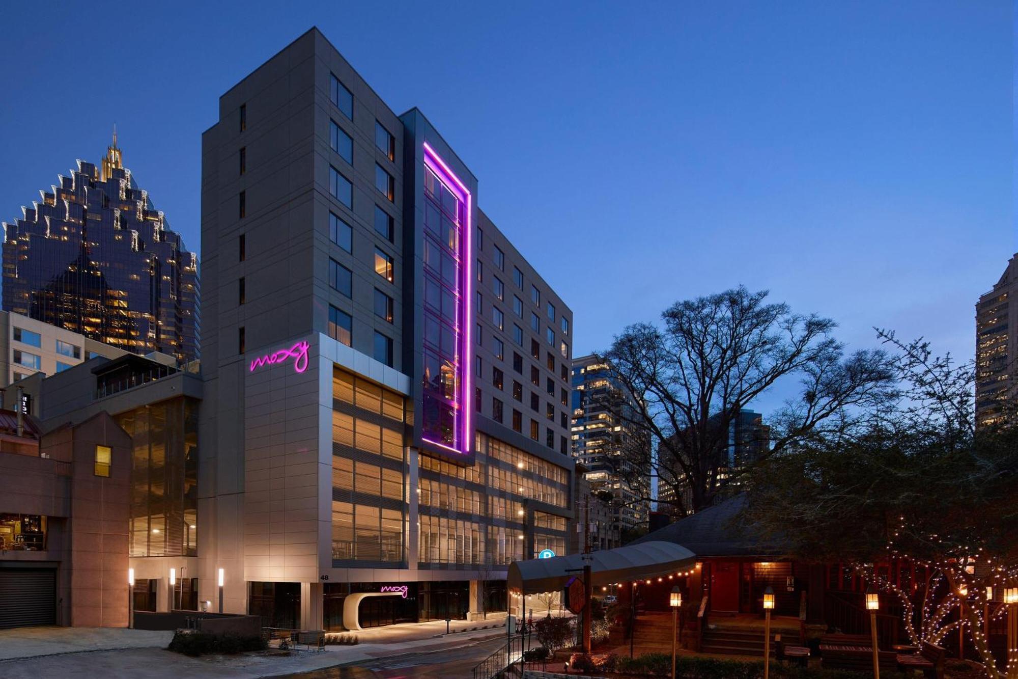 Moxy Atlanta Midtown Hotell Exteriör bild