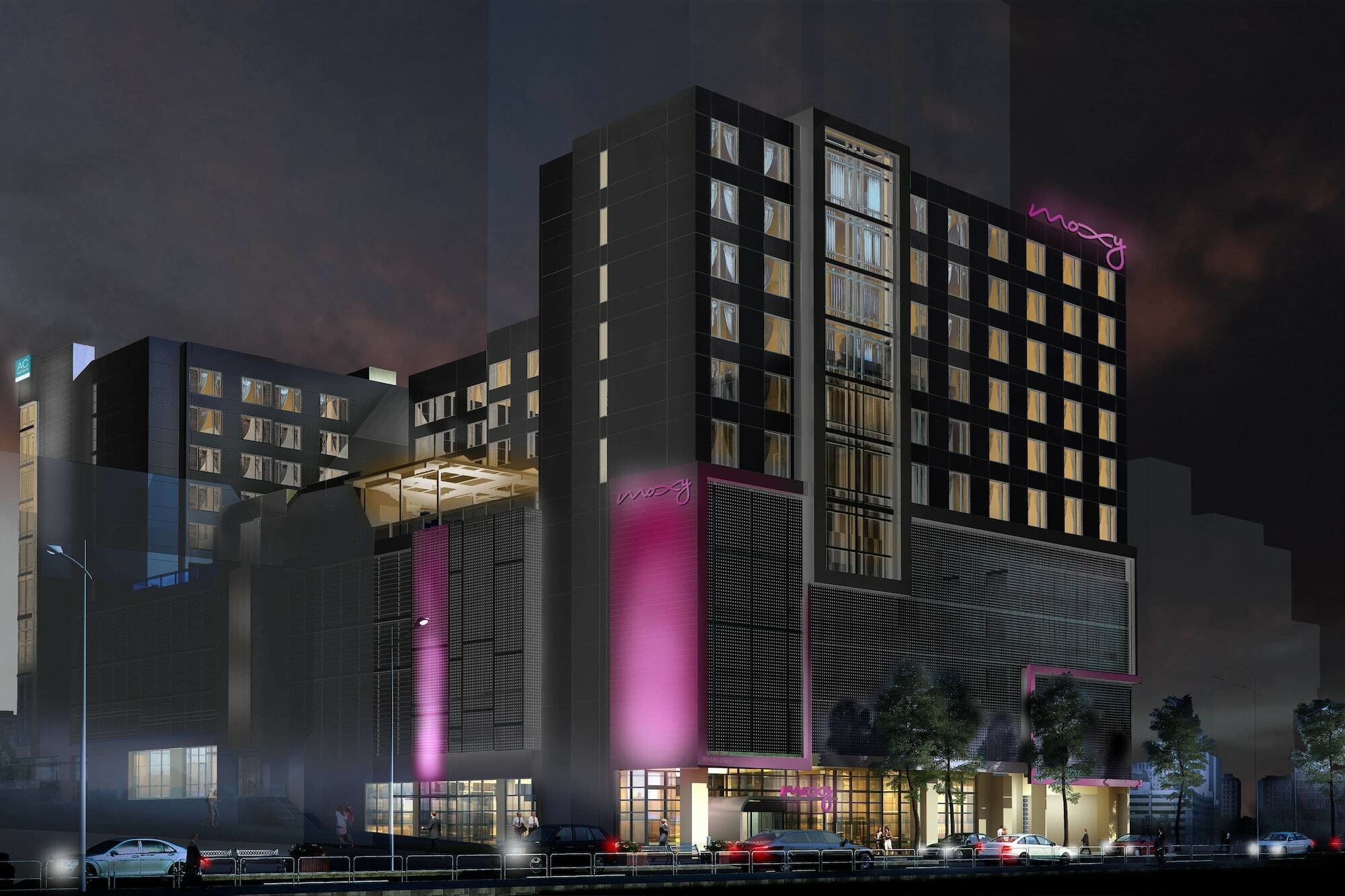Moxy Atlanta Midtown Hotell Exteriör bild
