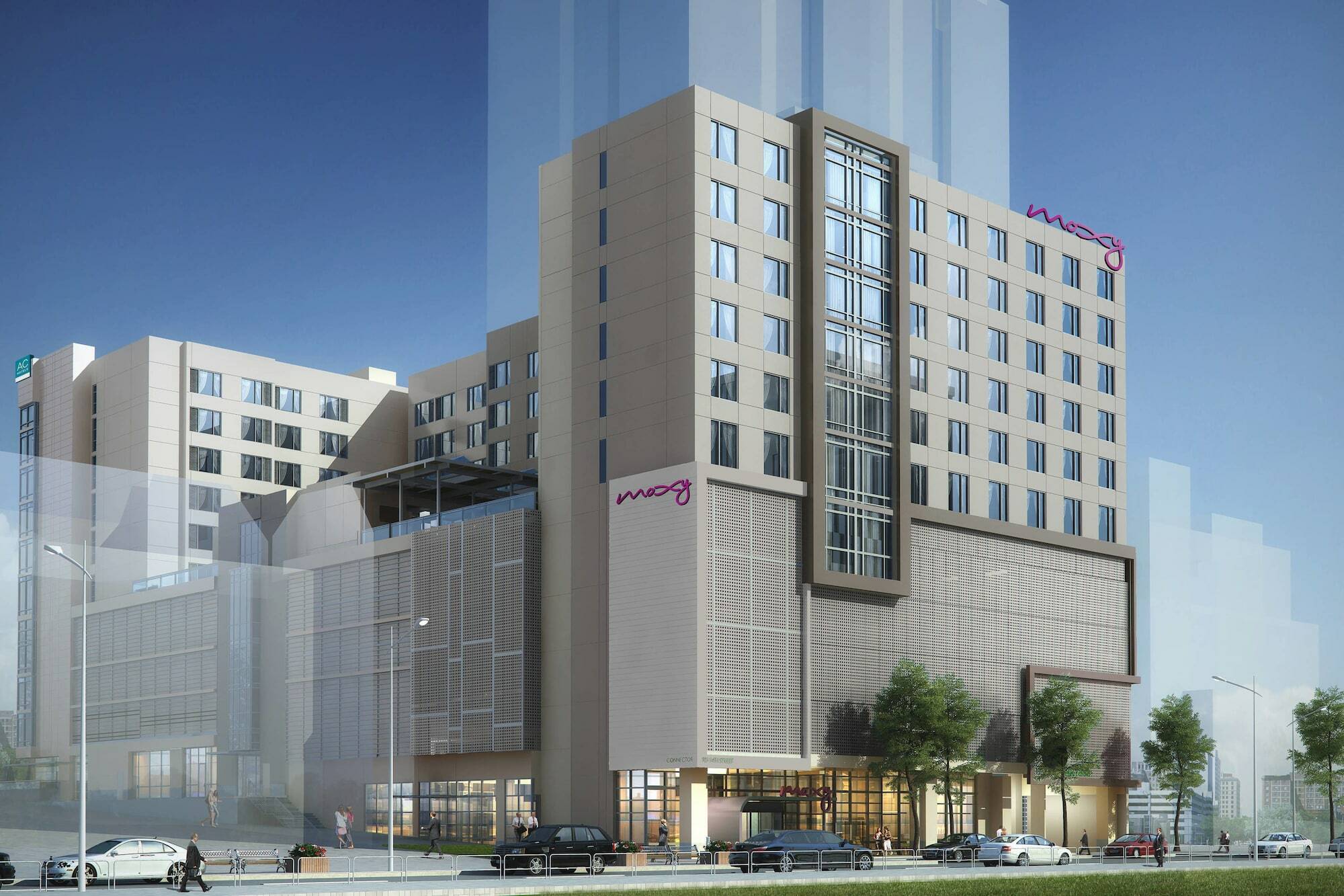 Moxy Atlanta Midtown Hotell Exteriör bild