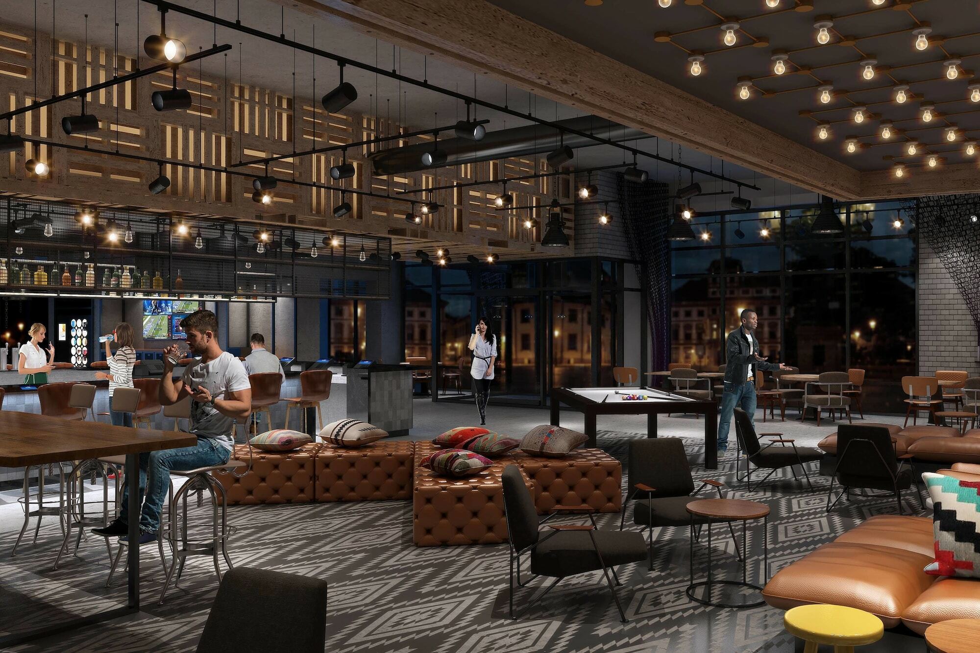 Moxy Atlanta Midtown Hotell Exteriör bild