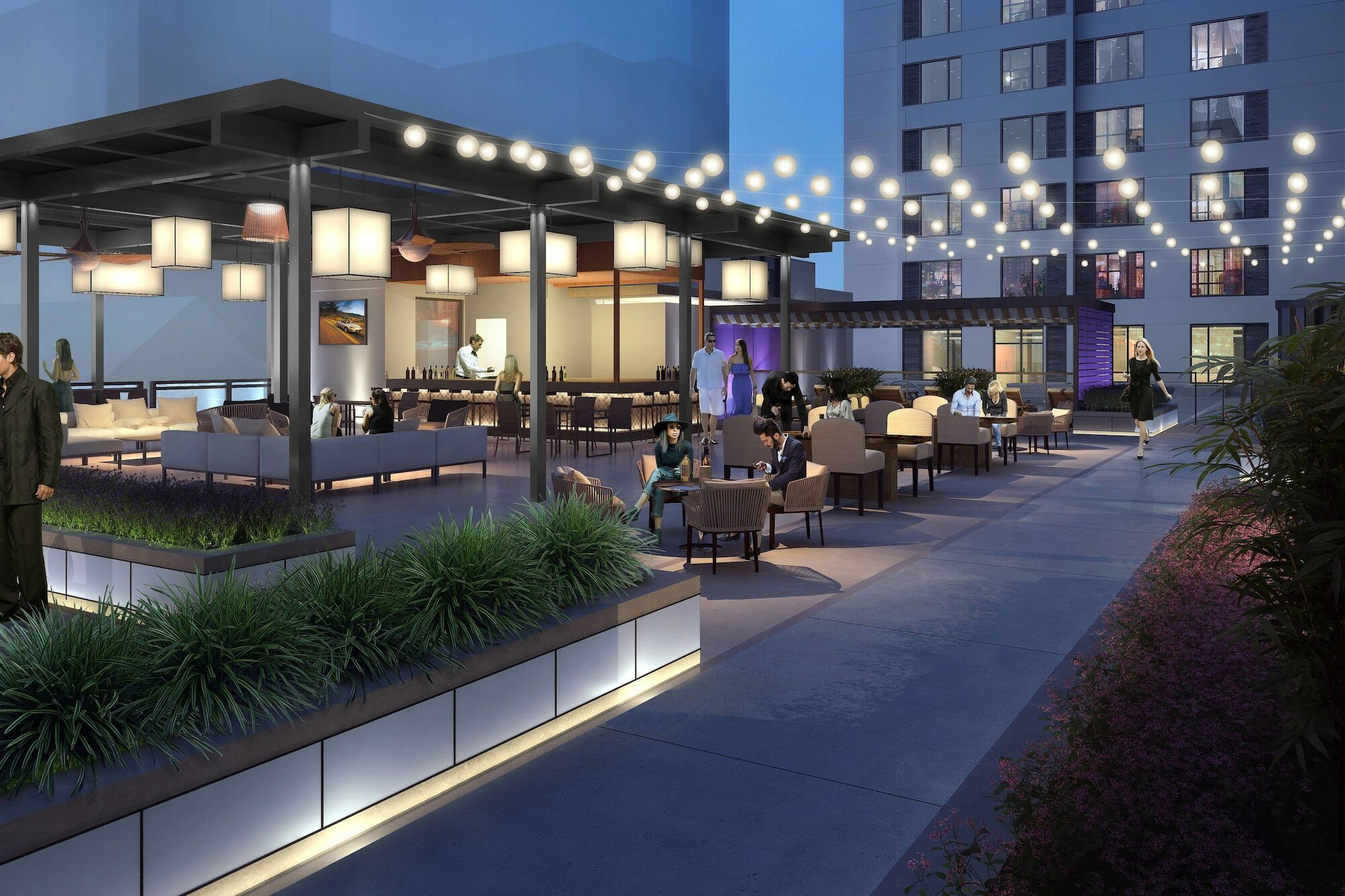 Moxy Atlanta Midtown Hotell Exteriör bild