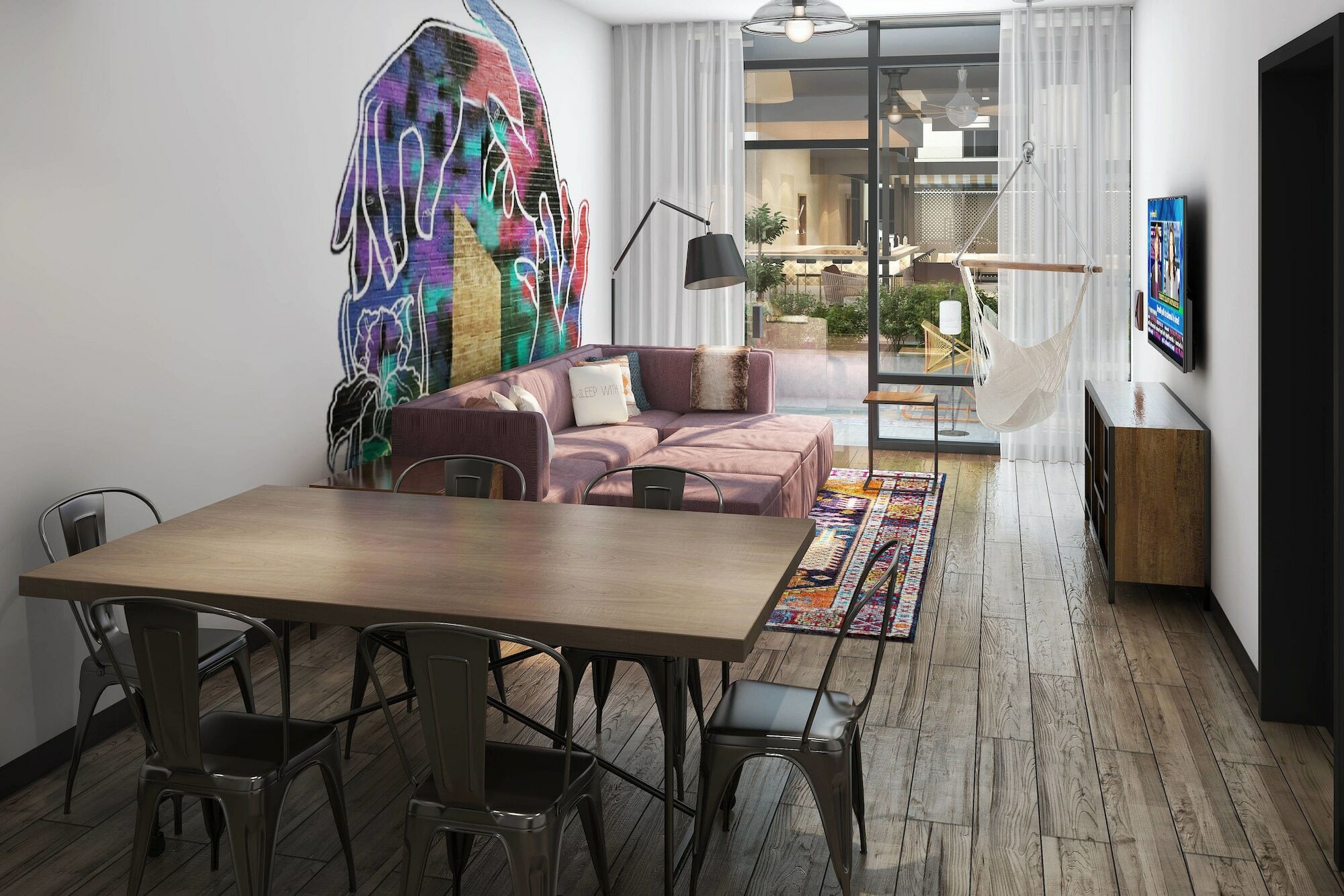 Moxy Atlanta Midtown Hotell Exteriör bild